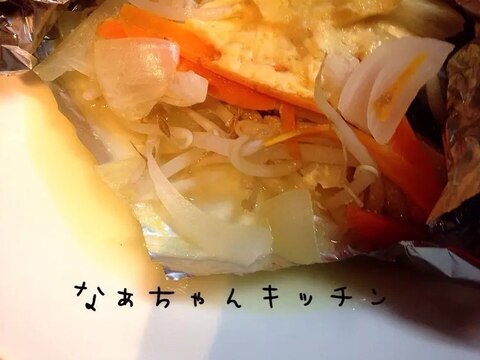 フライパンで〜タラの味噌マヨホイル焼き